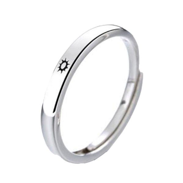 simple 925 sterling silver ring woman fashion carved sun moon geometric jewelry creative niche opening adjustment cluster rings, Golden;silver
simple 925 sterling silver ring woman fashion carved sun moon geometric jewelry creative niche opening adjustment cluster rings, Golden;silver