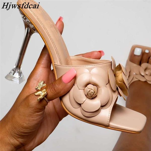 slippers hjwsfdcai 2021 fashion flower designer women's shoes square toe transparent crystal high heels shaped heel party, Black
slippers hjwsfdcai 2021 fashion flower designer women's shoes square toe transparent crystal high heels shaped heel party, Black