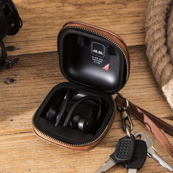 mini coin case wireless bluetooth earphone leather for powerbeats pro wallets, Red;black
mini coin case wireless bluetooth earphone leather for powerbeats pro wallets, Red;black