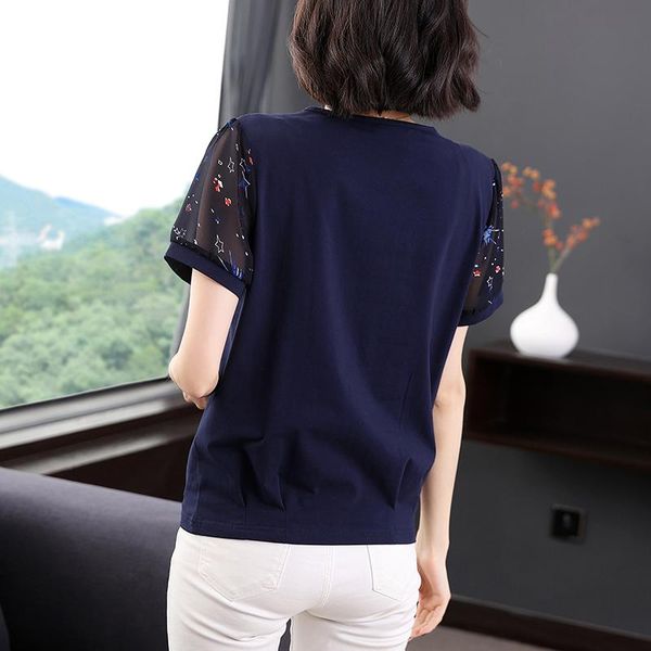 women's t-shirt women clothes fashion 2021 summer elegant 95% cotton female korean plus size t shirts, White
women's t-shirt women clothes fashion 2021 summer elegant 95% cotton female korean plus size t shirts, White