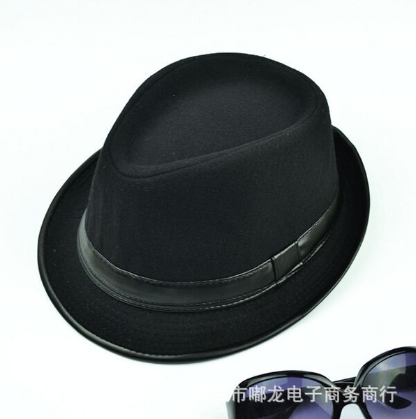 autumn winter woolen middle-aged old men's jazz fabric basin hat for father grandfather, Black;white
autumn winter woolen middle-aged old men's jazz fabric basin hat for father grandfather, Black;white