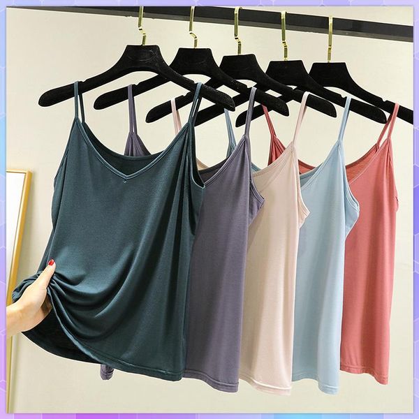 women's tanks & camis v-neck tank strap basic vest female sleeveless modal sling camisole shirt large size backless thin, White
women's tanks & camis v-neck tank strap basic vest female sleeveless modal sling camisole shirt large size backless thin, White