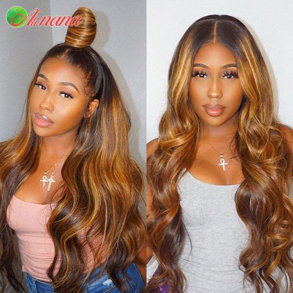 alinana ombre 4/27 highlight wig malaysian remy body wave 13x4 lace front human hair wigs honey blonde frontal 30 inch, Black;brown
alinana ombre 4/27 highlight wig malaysian remy body wave 13x4 lace front human hair wigs honey blonde frontal 30 inch, Black;brown