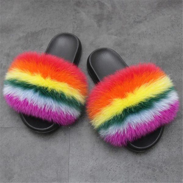 slippers winter plush shoes women fur real hair slides female furry indoor flip flops beach sandals warm fluffy, Black
slippers winter plush shoes women fur real hair slides female furry indoor flip flops beach sandals warm fluffy, Black
