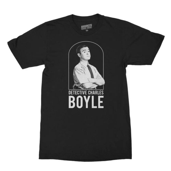 brooklyn nine-nine detective charles boyle portrait men's t-shirt, White;black
brooklyn nine-nine detective charles boyle portrait men's t-shirt, White;black