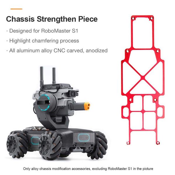 rc parts chassis strengthen piece cnc aluminum alloy chassis protective board for dji robomaster s1 rc robot
rc parts chassis strengthen piece cnc aluminum alloy chassis protective board for dji robomaster s1 rc robot