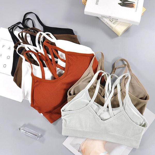 yoga outfit seamless tube sports bra underwear thin band cross beauty back woman bottoming anti-light wrapped chest
yoga outfit seamless tube sports bra underwear thin band cross beauty back woman bottoming anti-light wrapped chest