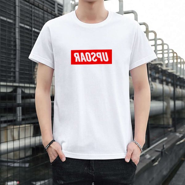 men's shirt short sleeve men's fashion brand summer t-shirt printing loose and versatile youth base shirt, White;black
men's shirt short sleeve men's fashion brand summer t-shirt printing loose and versatile youth base shirt, White;black