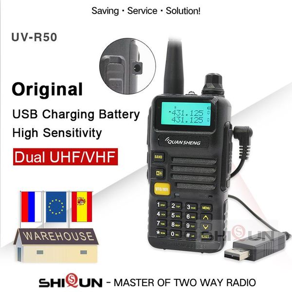 walkie talkie usb charger battery version quansheng uv-r50-2 vhf uhf dual band radio uv-r50-1 uv r50 series uv-5r tg-uv2 uvr50
walkie talkie usb charger battery version quansheng uv-r50-2 vhf uhf dual band radio uv-r50-1 uv r50 series uv-5r tg-uv2 uvr50