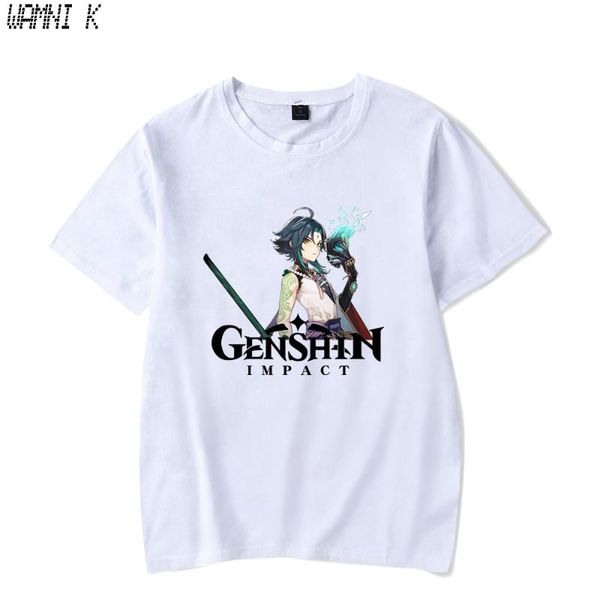 women's t-shirt wamni game genshin impact t shirt men short sleeve women funny harajuku streetwear, White
women's t-shirt wamni game genshin impact t shirt men short sleeve women funny harajuku streetwear, White