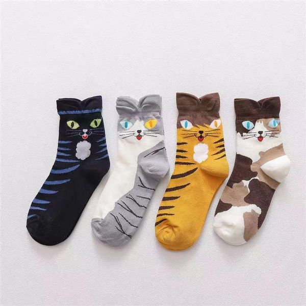 socks & hosiery funny cats short black women cotton ladies cute cartoons sock woman harajuku fashion casual female socken personality sox, Black;white
socks & hosiery funny cats short black women cotton ladies cute cartoons sock woman harajuku fashion casual female socken personality sox, Black;white