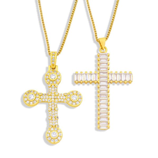 chains gold chain cross pendant necklace for women copper cz white stone plated short christian jewelry, Silver
chains gold chain cross pendant necklace for women copper cz white stone plated short christian jewelry, Silver