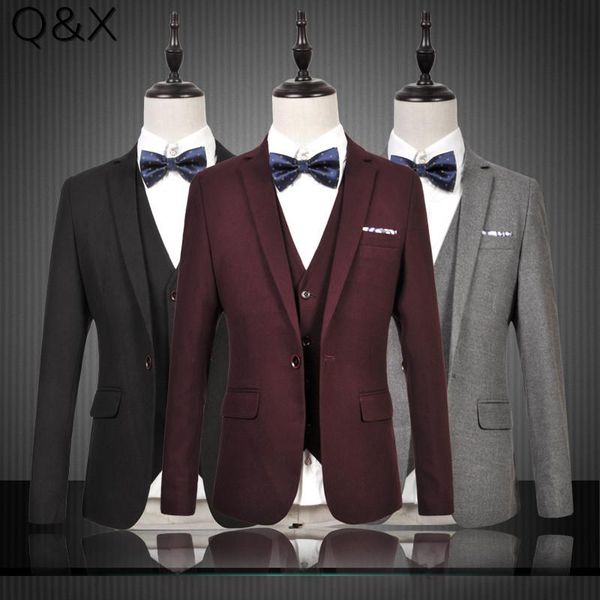 plus size m-6xl one-buckle buttons suits jacket men suit set wedding groom tuxedos (jacket+pants+vest) men's & blazers, White;black
plus size m-6xl one-buckle buttons suits jacket men suit set wedding groom tuxedos (jacket+pants+vest) men's & blazers, White;black