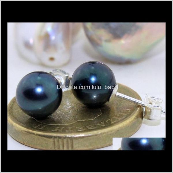 stud earrings jewelry drop delivery 2021 a pair of round 9-10mm tahitian black green pearl earring 925 sier accessories k6zig, Golden;silver
stud earrings jewelry drop delivery 2021 a pair of round 9-10mm tahitian black green pearl earring 925 sier accessories k6zig, Golden;silver