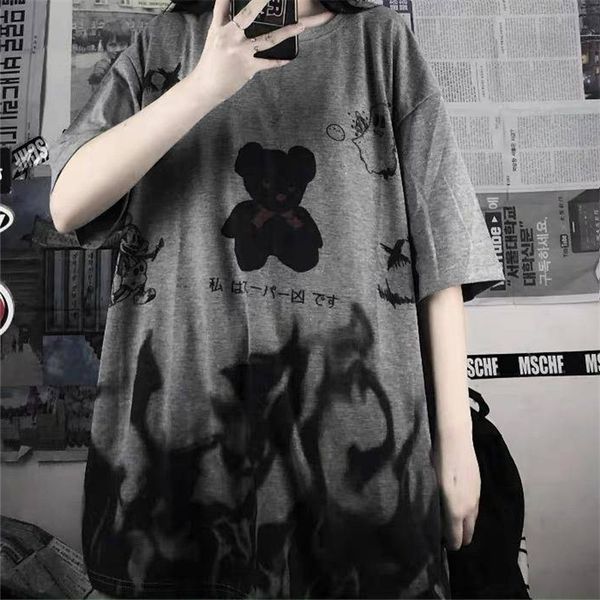 women's t-shirt camiseta cinza japonesa, camiseta feminina larga de verão, estilo harajuku punk, manga curta para meninas qahy, White
women's t-shirt camiseta cinza japonesa, camiseta feminina larga de verão, estilo harajuku punk, manga curta para meninas qahy, White