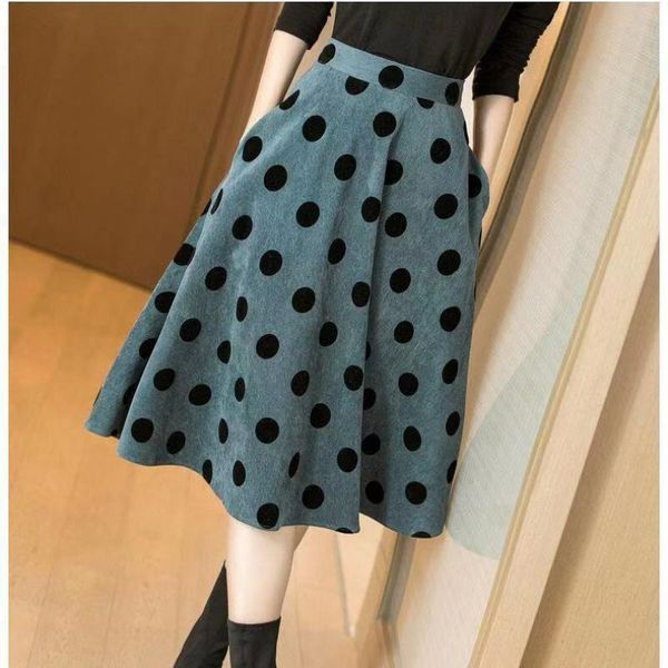 skirts plus size fashion autumn high waist polka dot skirt women korean long corduroy winter saias vintage retro jupe femme, Black
skirts plus size fashion autumn high waist polka dot skirt women korean long corduroy winter saias vintage retro jupe femme, Black