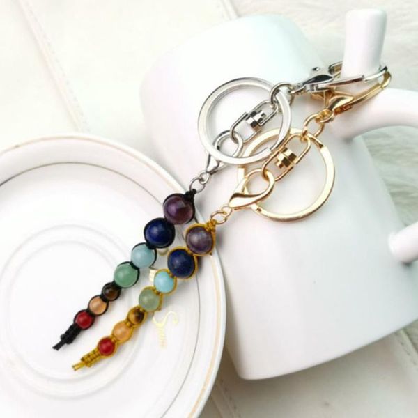 keychains fyjs unique silver plated handmade weave layer colorful round beads key chain healing chakra jewelry
keychains fyjs unique silver plated handmade weave layer colorful round beads key chain healing chakra jewelry