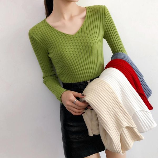 women's sweaters shintimes 2021 winter knitted sweater v-neck slim women pullover long sleeve casual womens clothes pull femme, White;black
women's sweaters shintimes 2021 winter knitted sweater v-neck slim women pullover long sleeve casual womens clothes pull femme, White;black