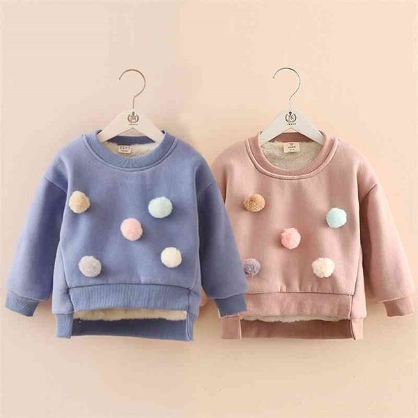 girls hoodies winter warm colored balls decoration long sleeved plus vevelt toddler girls hoodies and sweatshirts 210701, Black
girls hoodies winter warm colored balls decoration long sleeved plus vevelt toddler girls hoodies and sweatshirts 210701, Black