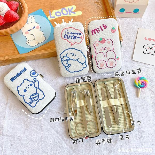 set household 7-piece cartoon student portable lovely nail clipper girl manicure tool
set household 7-piece cartoon student portable lovely nail clipper girl manicure tool