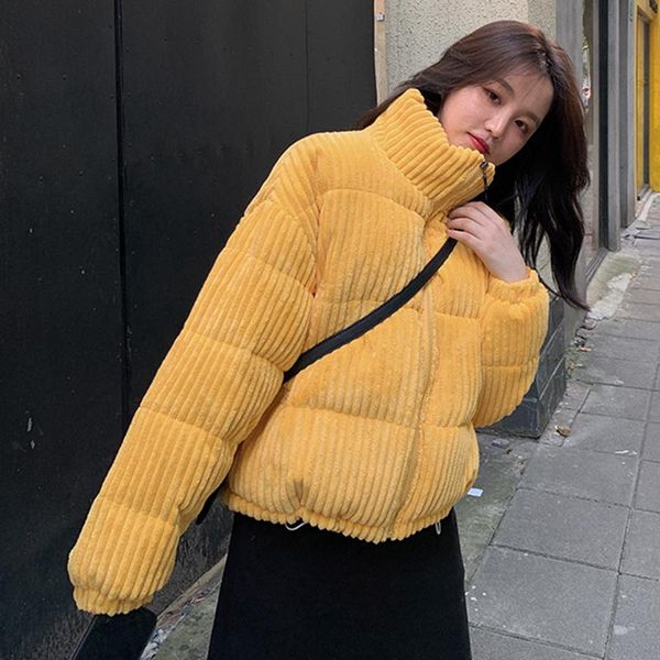 women's down & parkas women 2021 stand collar black white winter female warm cotton padded short coats woman korean style solid corduro
women's down & parkas women 2021 stand collar black white winter female warm cotton padded short coats woman korean style solid corduro