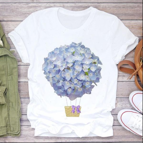 summer womens floral flower print women t shirts fashion lady casual shirt ladies harajuku graphic female, White 
summer womens floral flower print women t shirts fashion lady casual shirt ladies harajuku graphic female, White