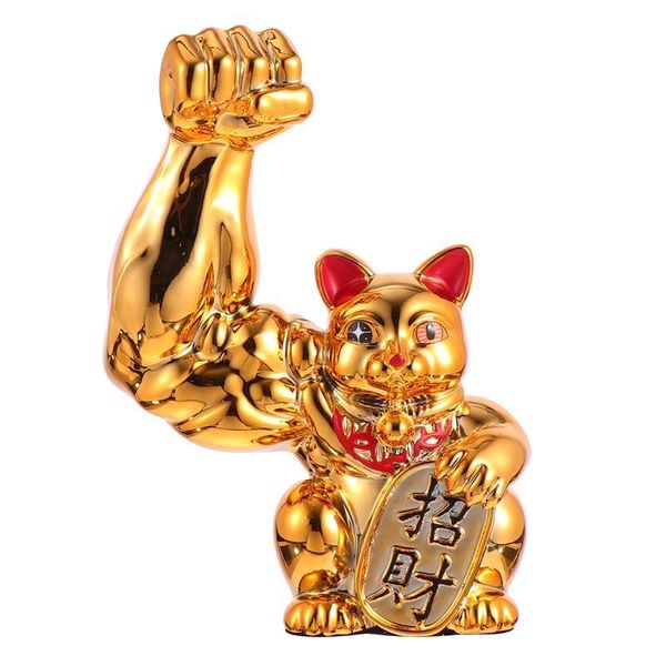 1pc fortune cat with muscle arm adorable ornament deskdecoration decorative objects & figurines
1pc fortune cat with muscle arm adorable ornament deskdecoration decorative objects & figurines