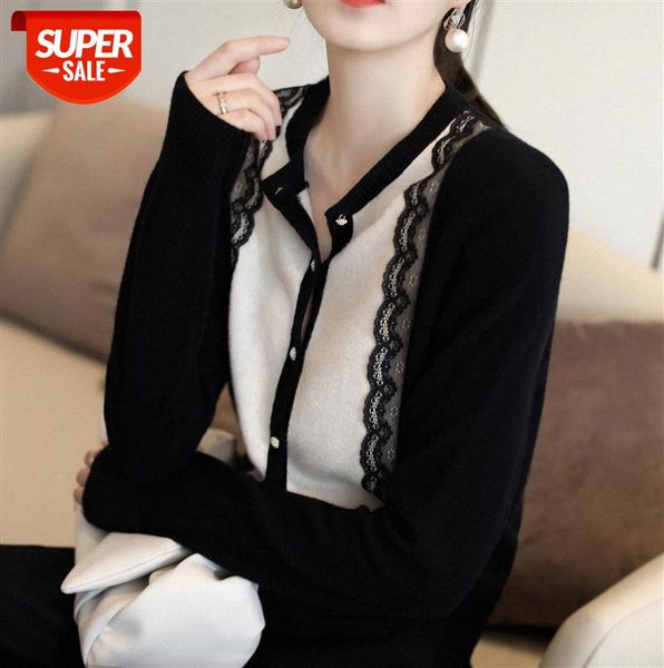 joey's women's contrasting lace edge pearl button knitted long sleeve cardigan pullover women #wk6n, Black;gray
joey's women's contrasting lace edge pearl button knitted long sleeve cardigan pullover women #wk6n, Black;gray