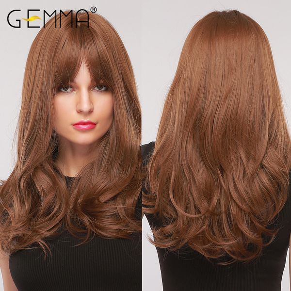 dark brown long deep wave wig with bangs for women african american heat resistant natural cosplay party synthetic wigs, Black
dark brown long deep wave wig with bangs for women african american heat resistant natural cosplay party synthetic wigs, Black