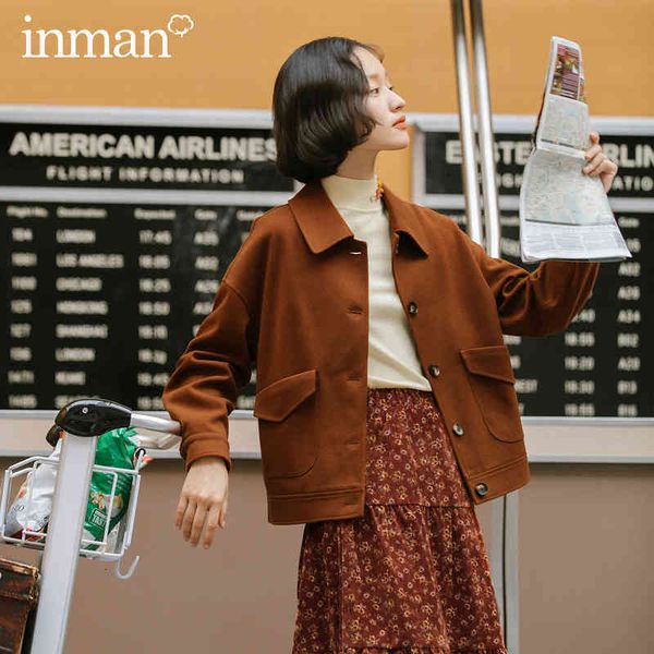 women's jackets jackets winter retro art lapel loose woolen jacket pure color coat ahhb, Black;brown
women's jackets jackets winter retro art lapel loose woolen jacket pure color coat ahhb, Black;brown