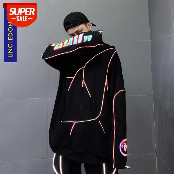 uncledonjm striped light-reflecting hoodie men's streetwear men harajuku loose hoodies v2-wy07 #bd5z, Black
uncledonjm striped light-reflecting hoodie men's streetwear men harajuku loose hoodies v2-wy07 #bd5z, Black