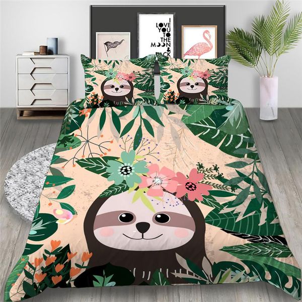 bedding sets cute sloth set for kids cartoon duvet cover animal bed boys girls sets(no sheet) ayr
bedding sets cute sloth set for kids cartoon duvet cover animal bed boys girls sets(no sheet) ayr