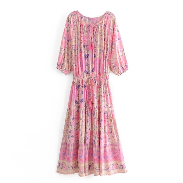 casual dresses women bohemian beach floral print maxi es 2021 spring summer tassel neck long-sleeve drawstring elastic waist vacat, Black;gray
casual dresses women bohemian beach floral print maxi es 2021 spring summer tassel neck long-sleeve drawstring elastic waist vacat, Black;gray