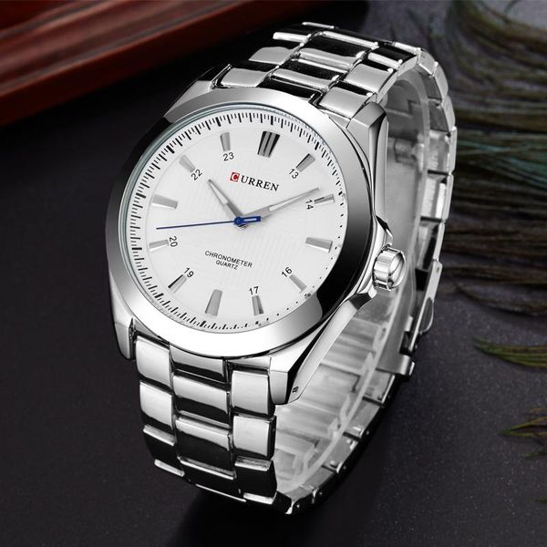 wristwatches fashion brand curren simple dial classic business men watches full steel quartz male wristwatch silver clock reloj hombre, Slivery;brown
wristwatches fashion brand curren simple dial classic business men watches full steel quartz male wristwatch silver clock reloj hombre, Slivery;brown