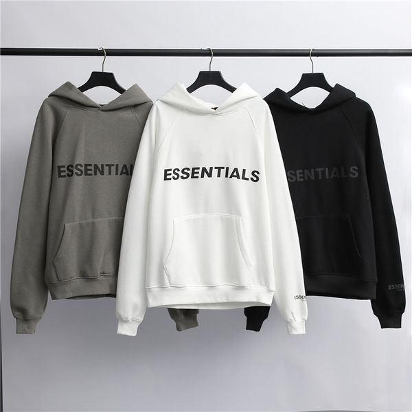 high street fear of god chest three dimensional letters essentials double line fog loose hoodie, Black
high street fear of god chest three dimensional letters essentials double line fog loose hoodie, Black