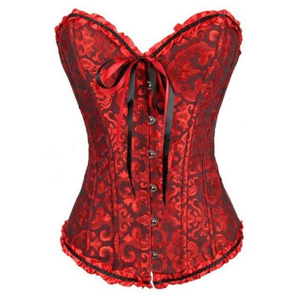 bustiers & corsets corselet women satin embroidered waist trainer overbust plus size s-4xl lingerie, Black;white
bustiers & corsets corselet women satin embroidered waist trainer overbust plus size s-4xl lingerie, Black;white