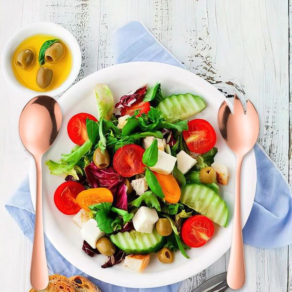 spoons 3pcs/set stainless steel spoon salad fork distributing el restaurant canteen public service wholesale
spoons 3pcs/set stainless steel spoon salad fork distributing el restaurant canteen public service wholesale