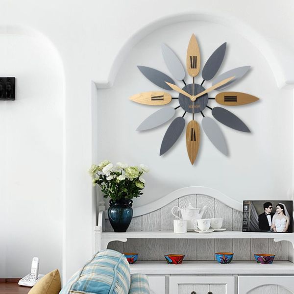 wall clocks northern europe style natural solid wooden flower shape big clock home bedroom decoration handmade needle quartz mute
wall clocks northern europe style natural solid wooden flower shape big clock home bedroom decoration handmade needle quartz mute