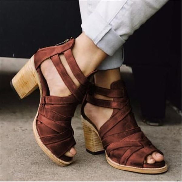 women sandals mid heel summer slip-on buckle ladies shoes pointed open toe casual pumps sandalias plus size43 a593, Black
women sandals mid heel summer slip-on buckle ladies shoes pointed open toe casual pumps sandalias plus size43 a593, Black
