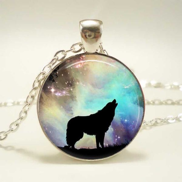 fashion handmade glass witchcraft howl wolf animal pendant choker necklace for women jewelry party gift necklaces, Silver
fashion handmade glass witchcraft howl wolf animal pendant choker necklace for women jewelry party gift necklaces, Silver