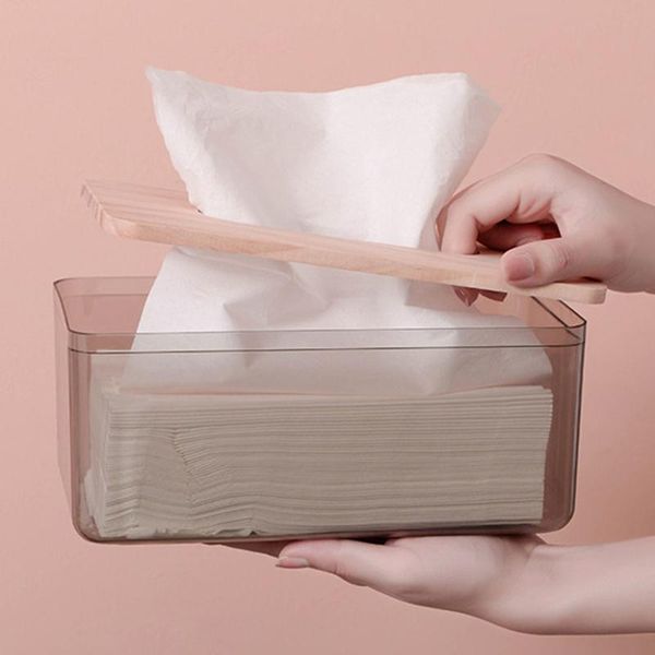 tissue boxes & napkins transparent plastic box with wooden cover home car holder case organizer decor jy
tissue boxes & napkins transparent plastic box with wooden cover home car holder case organizer decor jy