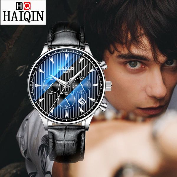 wristwatches haiqin men's watches wrist watch men 2021 brand fashion quartz luxury sports chronograph clock relogio masculino, Slivery;brown
wristwatches haiqin men's watches wrist watch men 2021 brand fashion quartz luxury sports chronograph clock relogio masculino, Slivery;brown