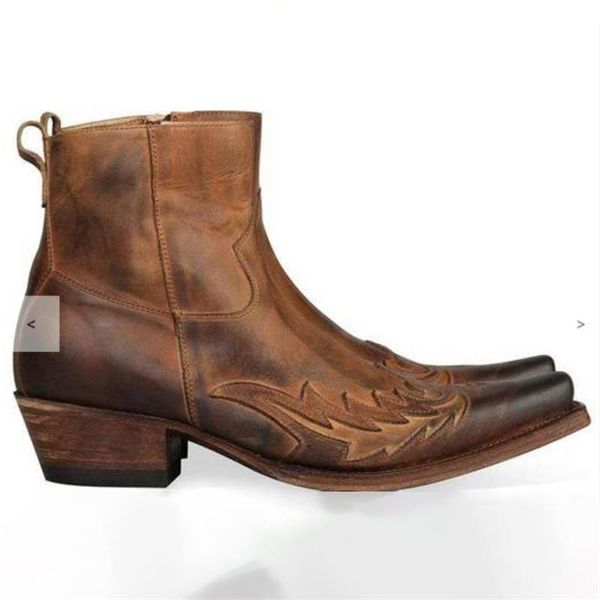 dress shoes novos sapatos masculinos moda tendência cor correspondência plutônio apontou retro bordado em relevo lado zÃper clássico cowboy, Black
dress shoes novos sapatos masculinos moda tendência cor correspondência plutônio apontou retro bordado em relevo lado zÃper clássico cowboy, Black