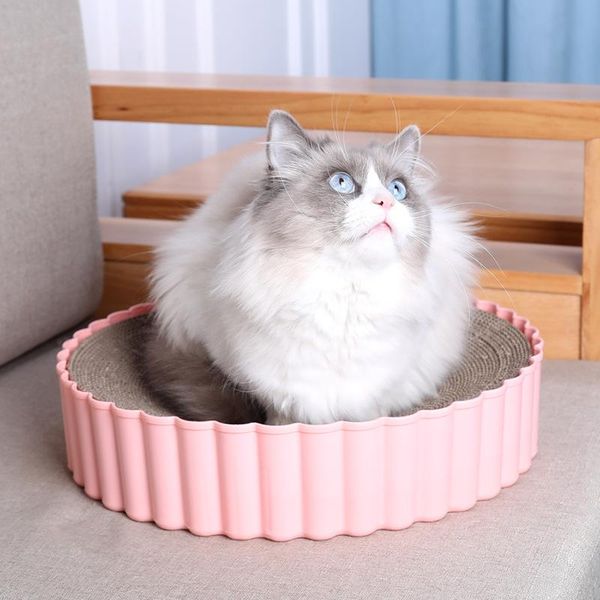 cat toys round scratch board pet claw care product corrugated scratcher furniture protector kitten play supply
cat toys round scratch board pet claw care product corrugated scratcher furniture protector kitten play supply