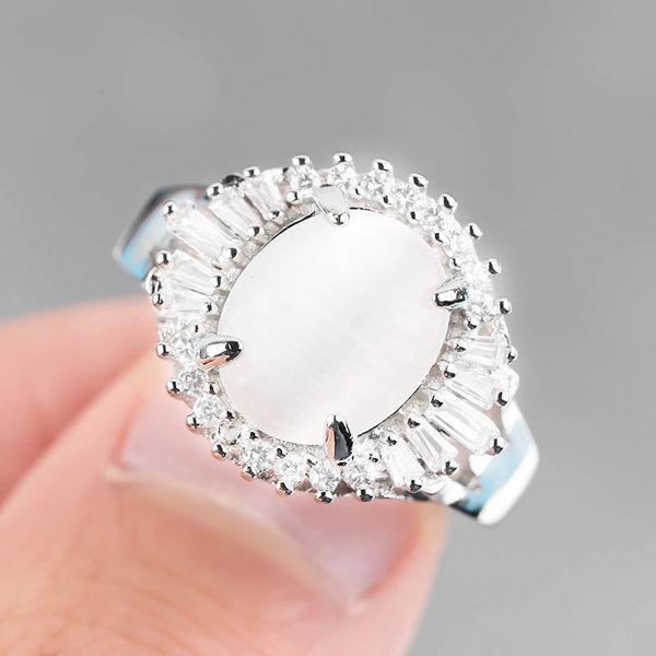 wedding rings luxury oval moonstone for women silver color bohemian artificial crystal flower ring party fashion jewelry gift, Slivery;golden
wedding rings luxury oval moonstone for women silver color bohemian artificial crystal flower ring party fashion jewelry gift, Slivery;golden