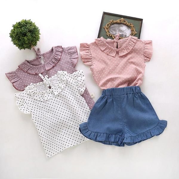 clothing sets 18m-5y toddler kids baby girls outfits clothes summer sleeveless polka dot solid vest +solid skirt children fashion, White
clothing sets 18m-5y toddler kids baby girls outfits clothes summer sleeveless polka dot solid vest +solid skirt children fashion, White