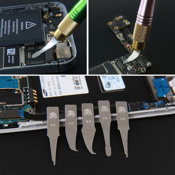professional hand tool sets bst-69a stainless steel craft cutting knife with 27 blades cpu bga ic chip glue removal for phone motherboard re
professional hand tool sets bst-69a stainless steel craft cutting knife with 27 blades cpu bga ic chip glue removal for phone motherboard re