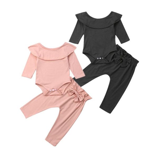 pudcoco 2pcs toddler kids baby girl ruffle bodysuit romper bowknot pants trouser cotton long sleeve outfit clothes set clothing sets, White
pudcoco 2pcs toddler kids baby girl ruffle bodysuit romper bowknot pants trouser cotton long sleeve outfit clothes set clothing sets, White