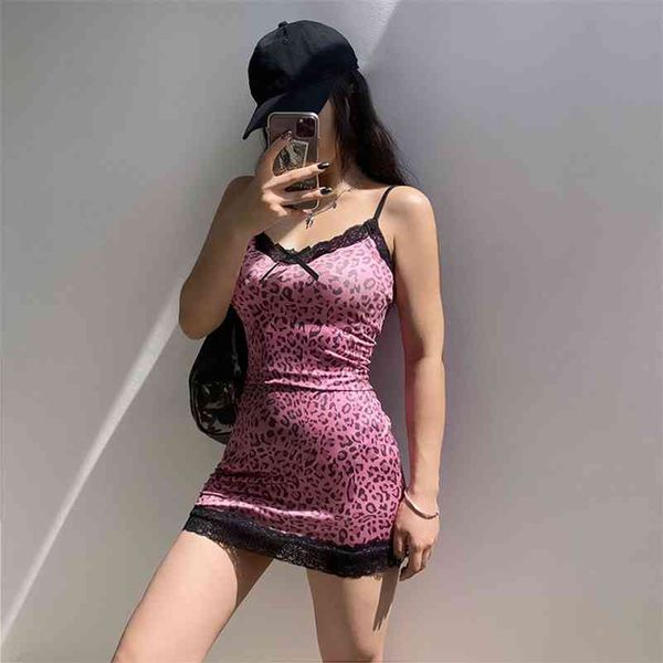 aesthetics lace trim leopard printing party cami dresses e-girl spaghetti strap v-neck lace hem a-line mini dress 210518, Black;gray
aesthetics lace trim leopard printing party cami dresses e-girl spaghetti strap v-neck lace hem a-line mini dress 210518, Black;gray