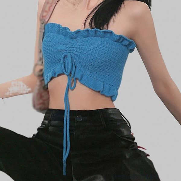 women's tanks & camis fashion knitted crop tank female streetwear vest slim women camisole, White
women's tanks & camis fashion knitted crop tank female streetwear vest slim women camisole, White